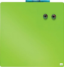 Quarted Magnetic Board Green 36 x 36 cm, Including Marker and Magnets