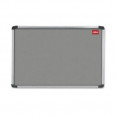 Nobo Grey felt aluminium frame     A